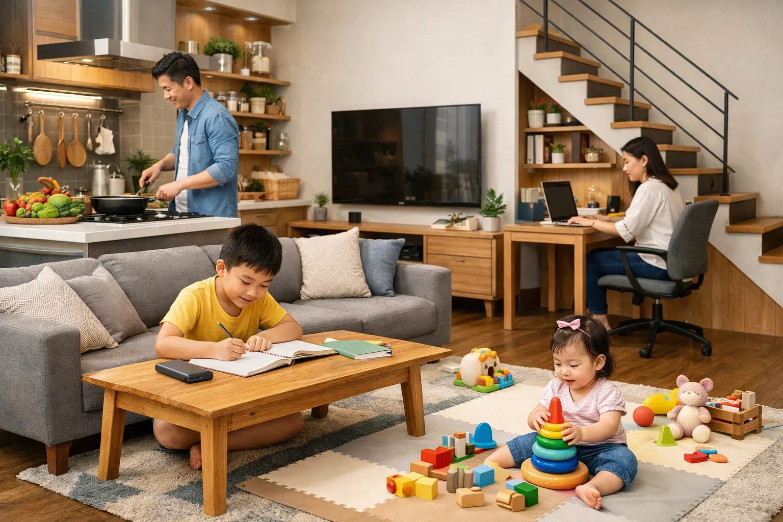 Bố trí công năng khoa học – Trái tim của nhà ở hiện đại