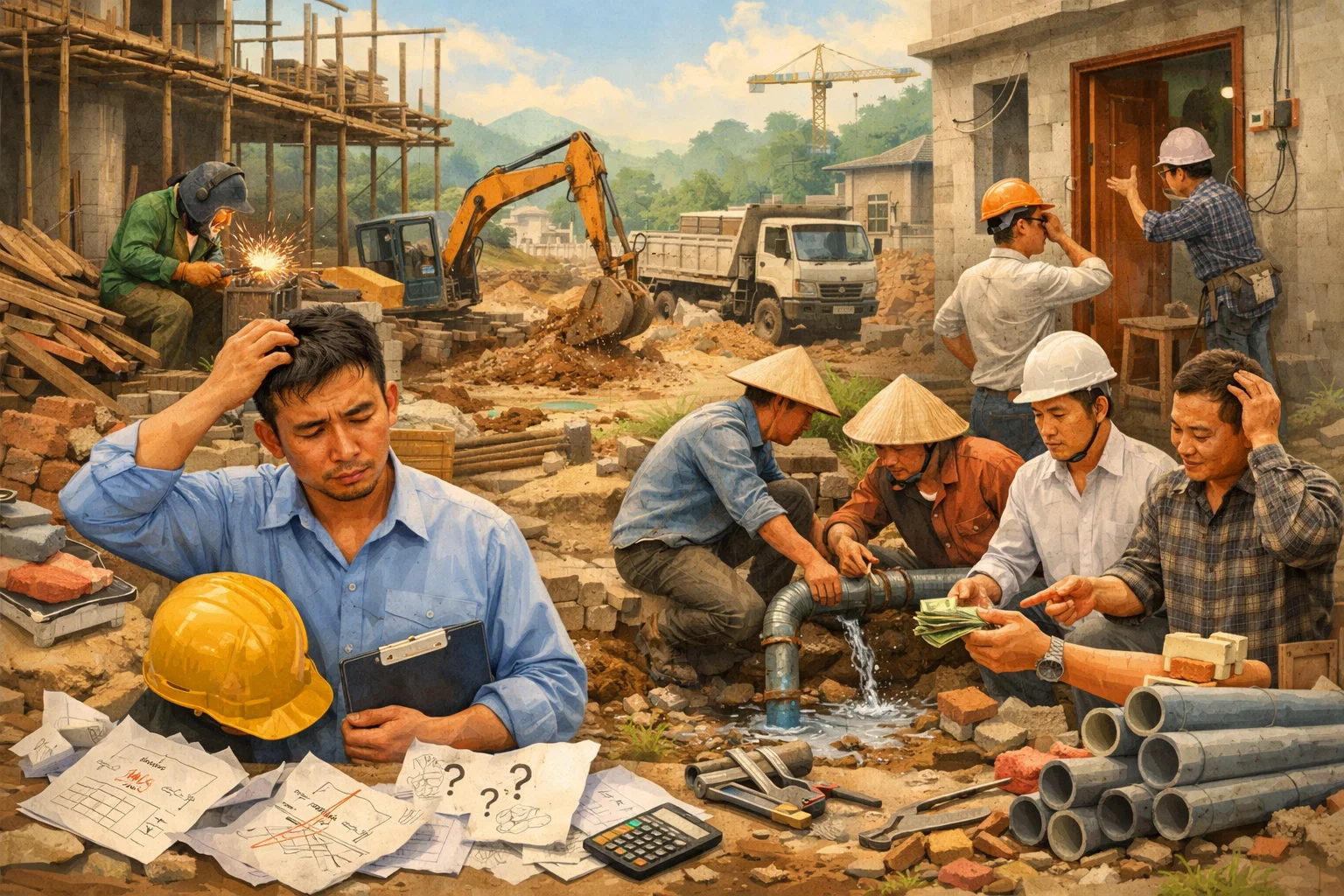 Chi phí phát sinh do thiếu bản vẽ chi tiết kỹ thuật