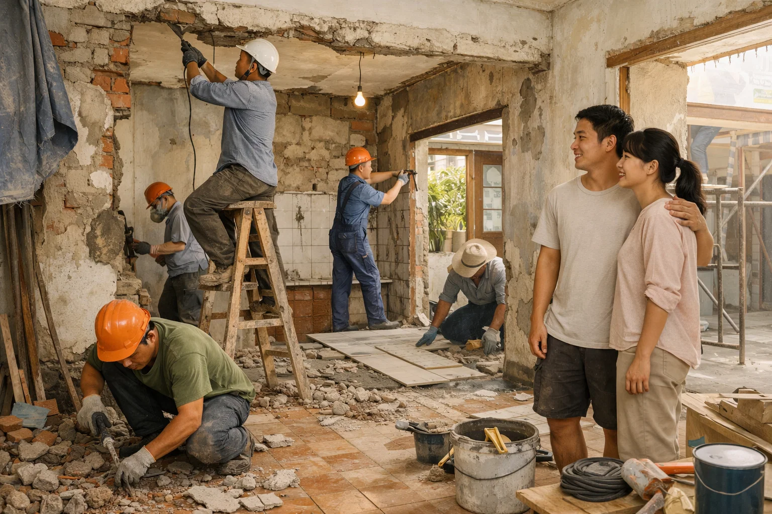 Kinh nghiệm sửa chữa, cải tạo nhà ở cũ